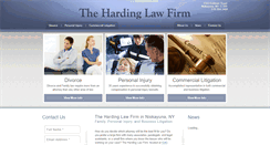Desktop Screenshot of hardinglawfirm.com