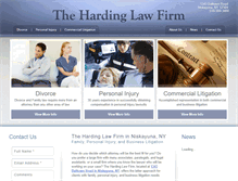 Tablet Screenshot of hardinglawfirm.com